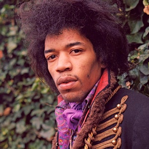 JIMI HENDRIX - Premium High Gloss Art Print Poster. (053P) (24”x36”)