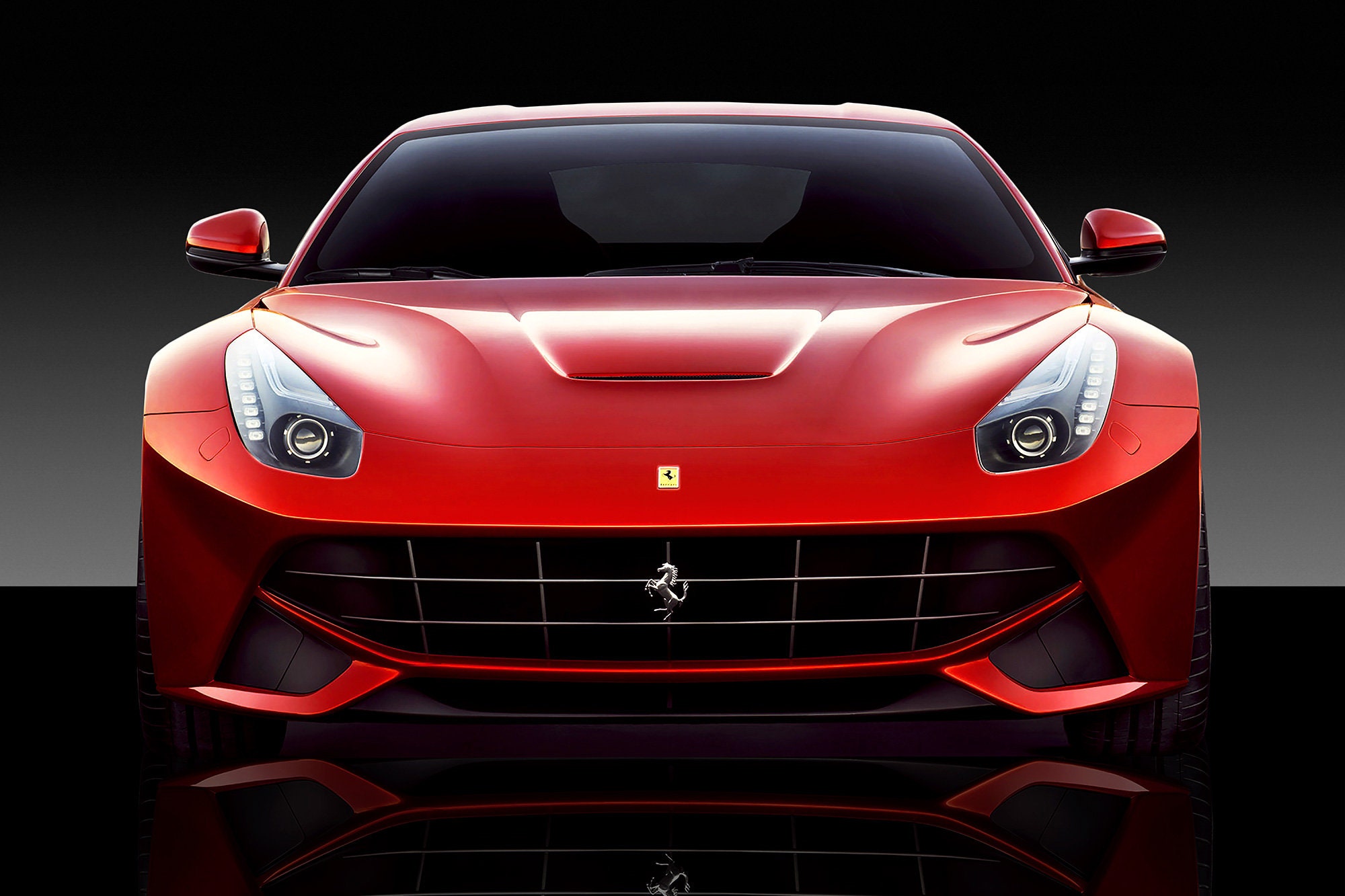 Xotiks Ferrari F12 Berlinetta - Fine Art Giclee Canvas Print Wall Art.  Professional gallery wrap style and ready to hang Photo on Canvas Gallery  Wrap