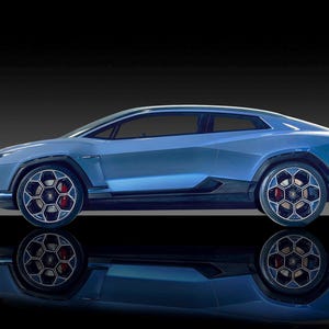 Lamborghini Lanzador - Premium High Gloss Art Print Poster. (037P) (24”x36”)