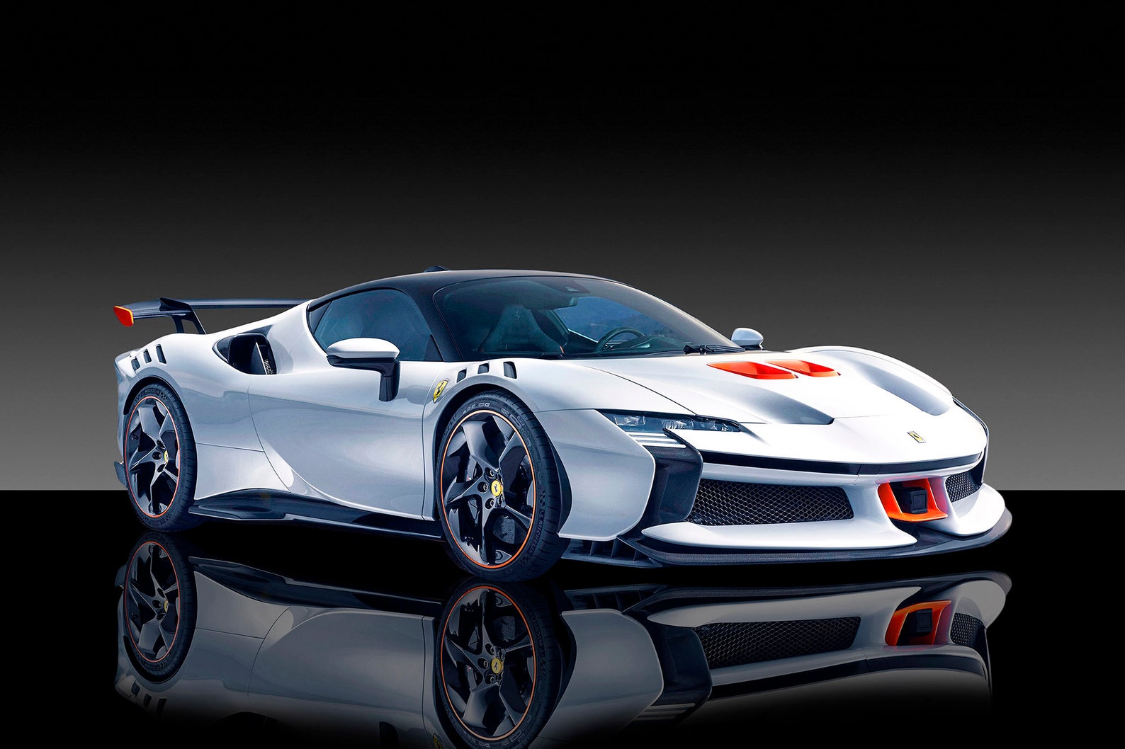 Ferrari SF90 XX Stradale Premium High Gloss Art Print Poster 1039P ferrari-sf90-xx-stradale-premium-high-gloss-art-print-poster-1039p
