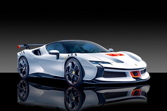 Ferrari SF90 XX Stradale – Premium High Gloss Art Print