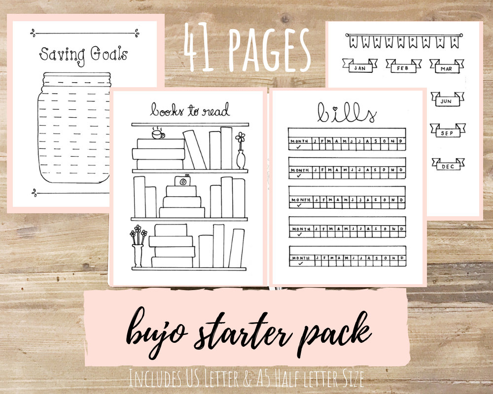 It is a picture of Unusual Free Bullet Journal Printables 2020 Pdf This is a picture of Unusual Free Bullet Journal Printables 2020 Pdf