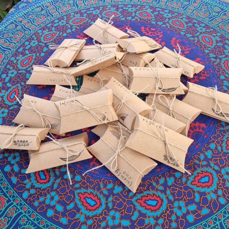 2022 Crystal Advent Calendar 24x Days of Gemstones Etsy Australia