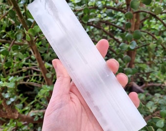 Selenite Slab Charging Plate ~ Satin Spar Essential ~ Every Gemstone Collector Needs This Crystal