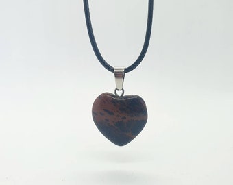 Jasper Heart Necklace