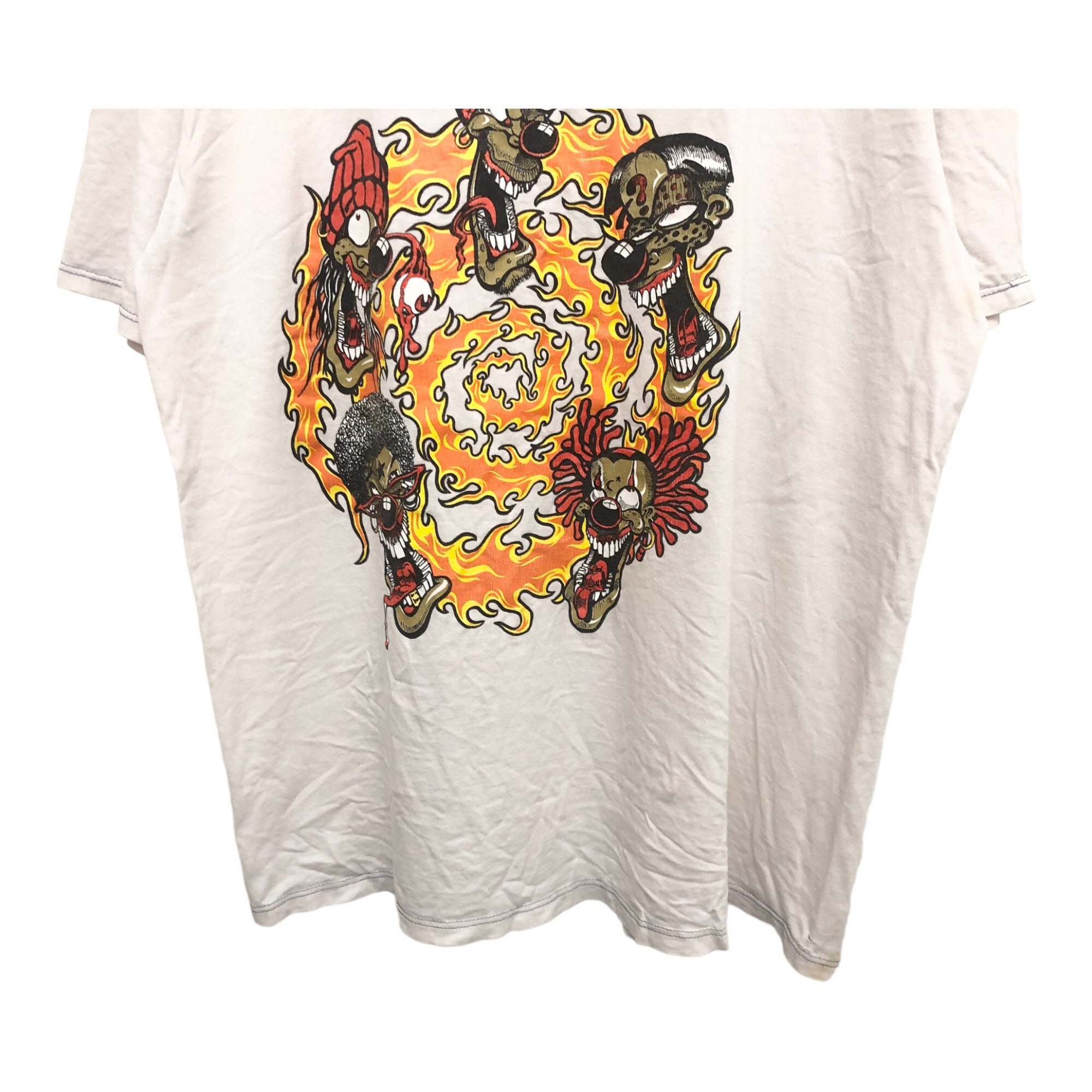 Vintage 90s THIRD RAIL Skateboards Streetwear Style T Shirt
