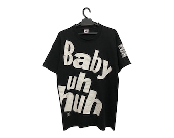 Vintage 90s PEPSI baby uh huh you got the right one big spell pop style graphical promo tee single stitch made in usa fruit of the loom