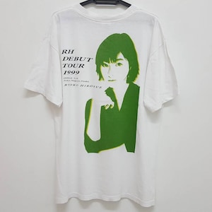 Vintage 90s 1999 RYOKO HIROSUE RH debut tour album promo rare japanese jpop idol superstar single stitch made in usa