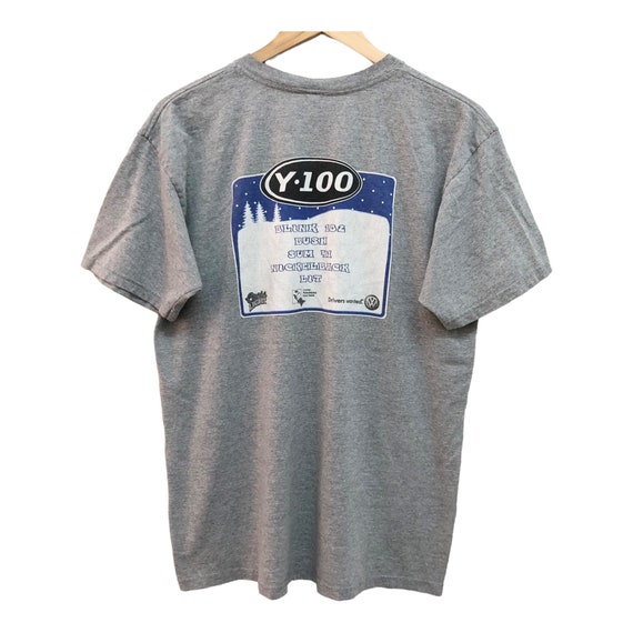 Vintage 00s 2001 Y-100 FEASTIVAL Music Festival Band Blink 182