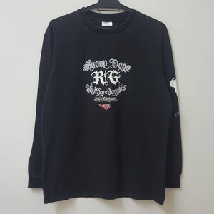 Vintage 00s SNOOP DOGG rhythm and gangsta the masterpiece promo album by pony doggy biscuitz long sleeve hip hop rap tees style t shirt