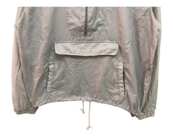 Vintage 80s PLAYBOY Nylon Anorak Jacket Embroidered Mini Logo