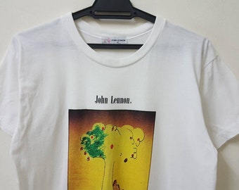 80s-90s初期 JOHN LENNON a family tree Tシャツ 80s-90s初期 JOHN LENNON a family tree Tシャツ