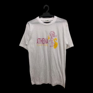 Vintage 90-tals ATHENA, King of Fighters-karaktären Playmore Gaming-promo-tröja, sällsynt, snygg grafisk tröja, mjukt och tunt material.