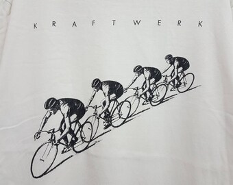 Vintage KRAFTWERK Tour De France Soundtrack Ringer Band Tee