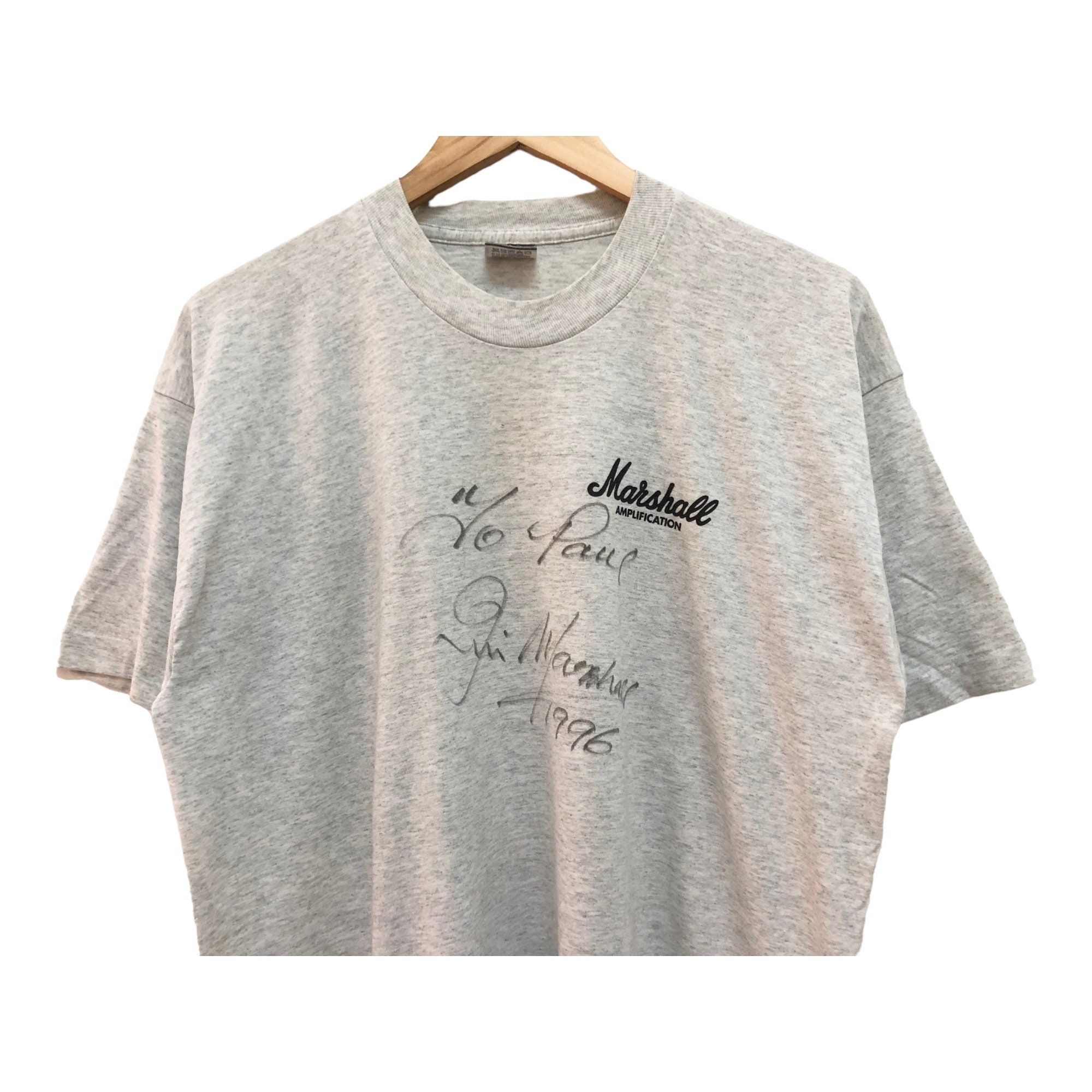 Vintage 90s 1996 MARSHALL AMPLIFICATION Promo Tee With Jim