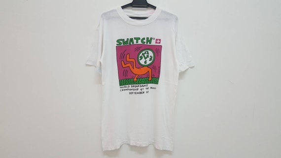 ヴィンテージ 80 年代 1984 年 KEITH HARING スウォッチ世界