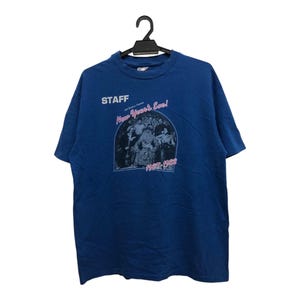 Vintage 80s 1987 1988 new year’s eve bill graham presents GRATEFUL DEAD nEVILLE bROTHERS LOOTERS staff concert tee rare single stitch hanes