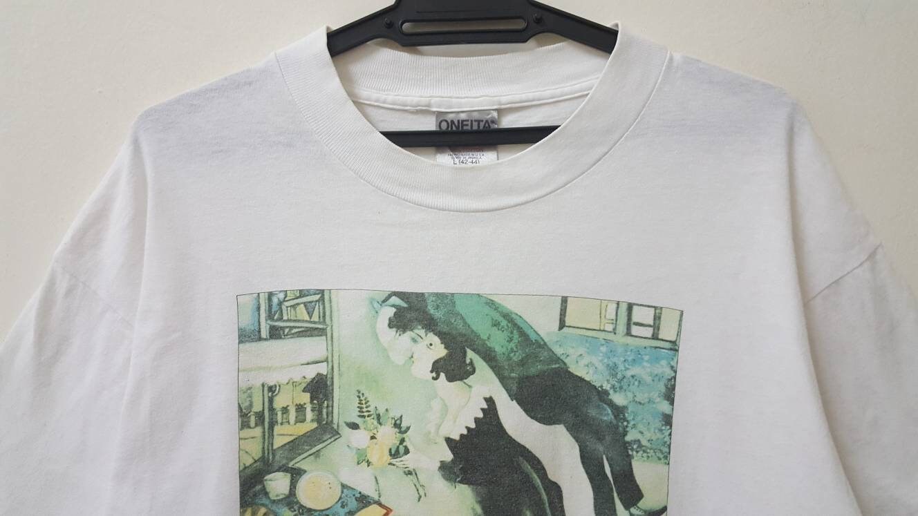 ヴィンテージ シャガール　Tシャツ　アート　90s ヴィンテージ シャガール Tシャツ アート 90s