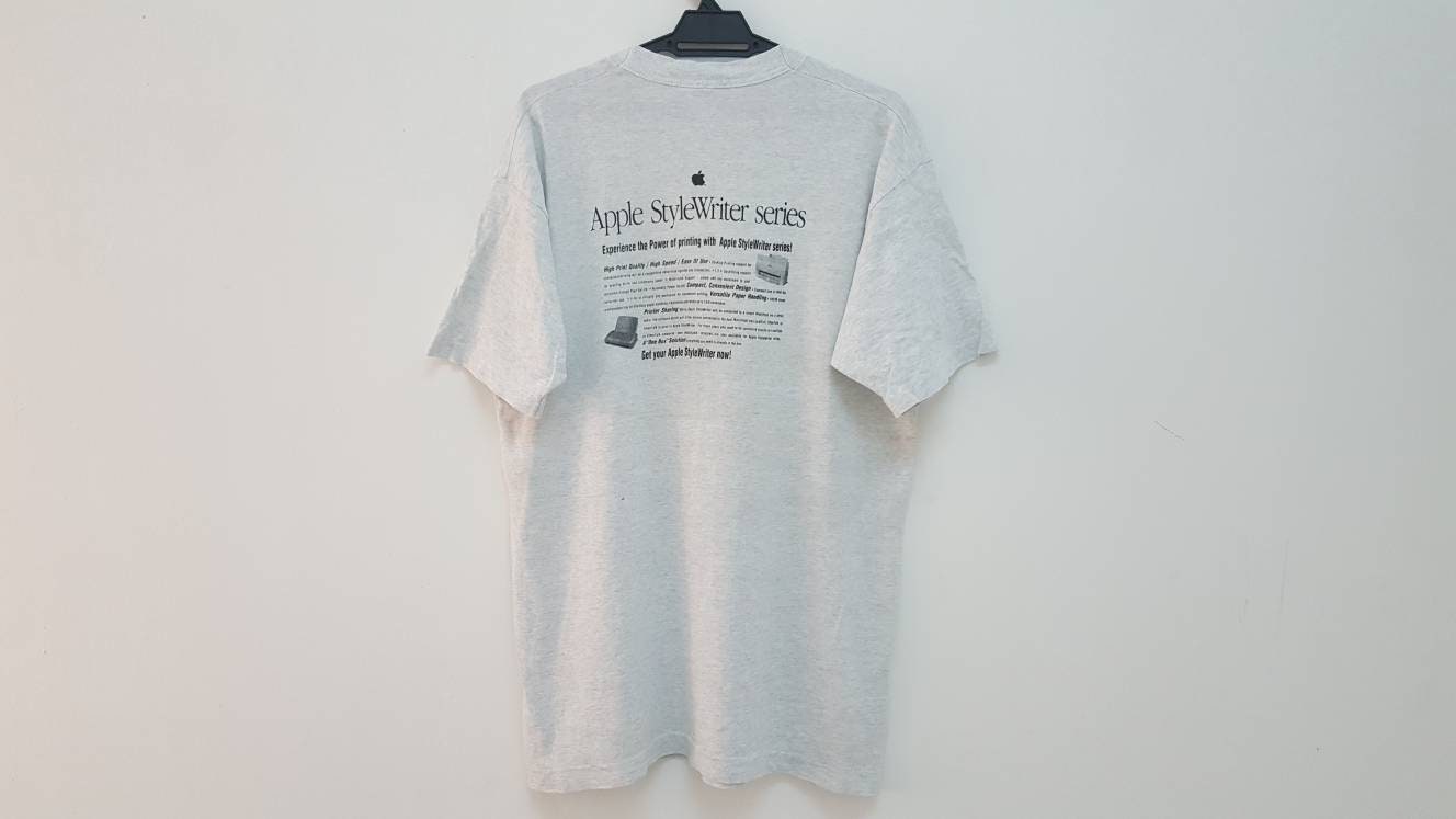 Vintage 90s APPLE Computer Stylewritter Series Promo T-shirt
