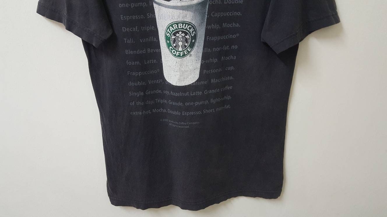 Vintage 00s STARBUCKS COFFEE You Call It. We'll Make It. Promo Tee