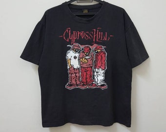 Vintage 90s CYPRESS HILL west coast hardcore hip hop group rare hip hop rap hype dope swag style t-shirt