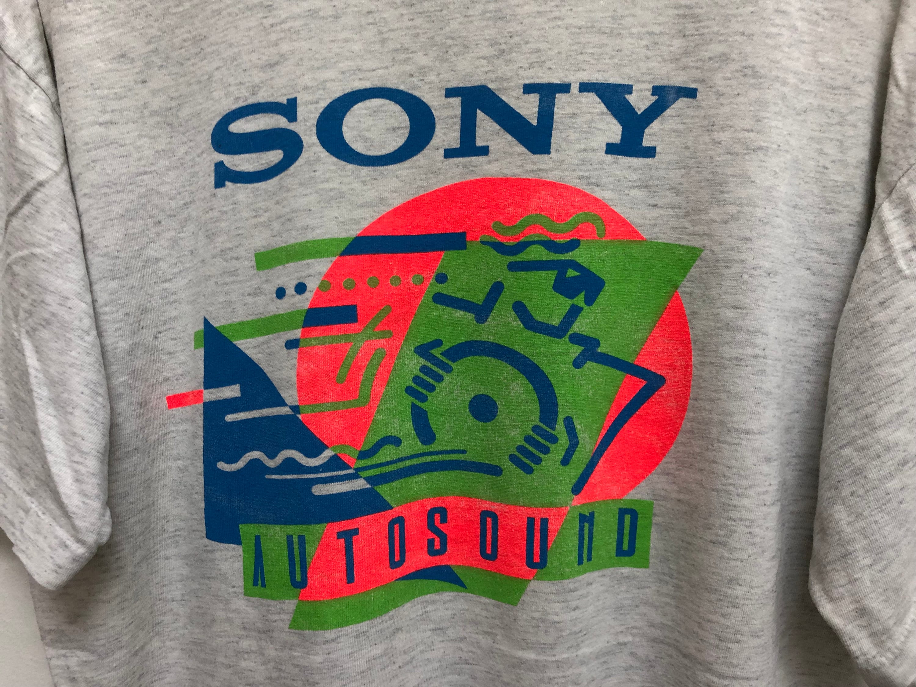 トップス 14T5502 90's kellsport SONY AUTOSOUND Sony Autosound Promo T-Shirt XL VTG 90s Japan | eBay