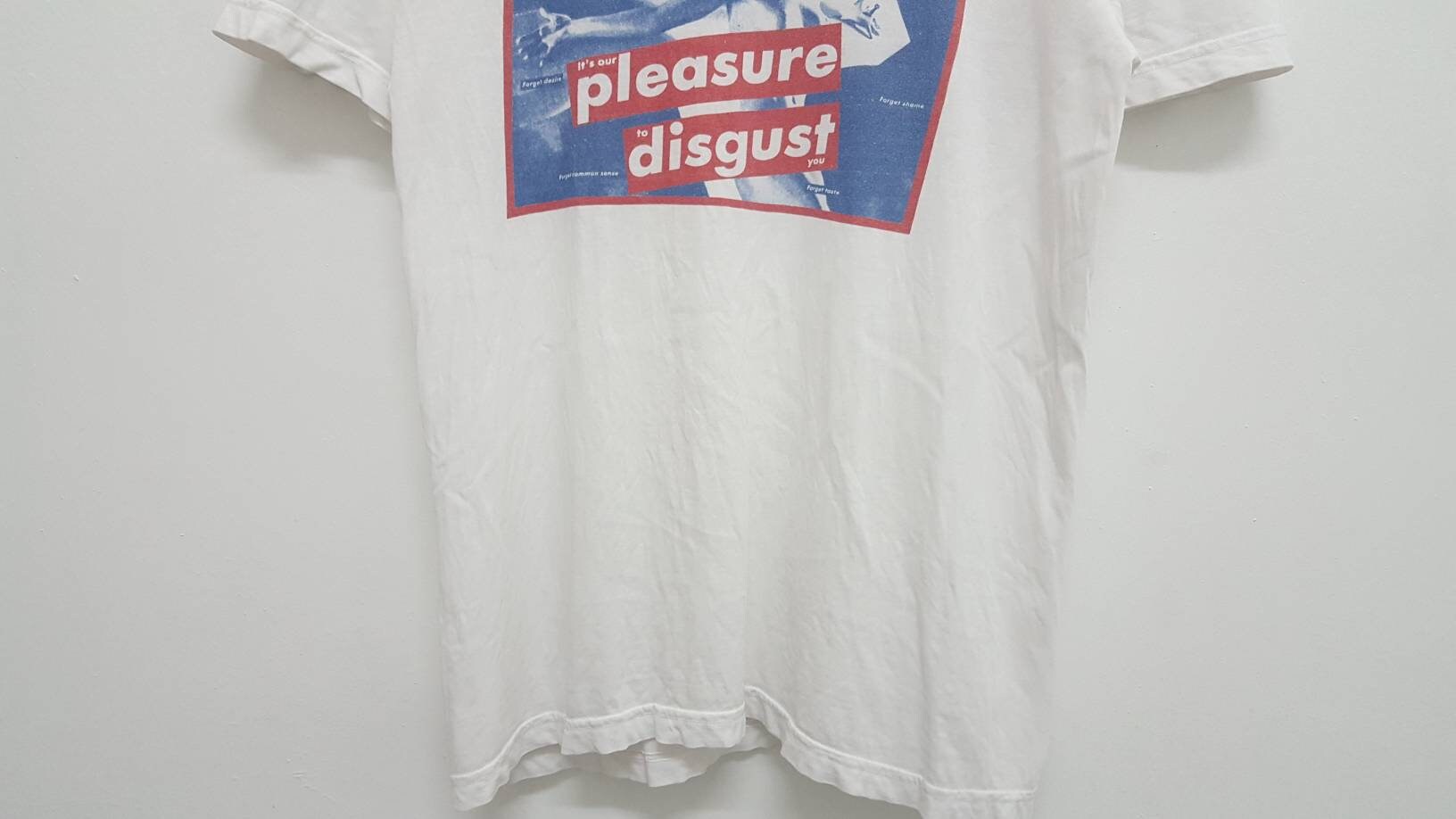 Vintage 00s BARBARA KRUGER Its Our Pleasure to Disgust You MOCA