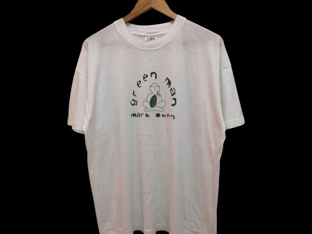 Vintage 90s MARK OWEN Green Man Debut Solo Album Promo Tee Indie Pop vintage-90s-mark-owen-green-man-debut-solo-album-promo-tee-indie-pop