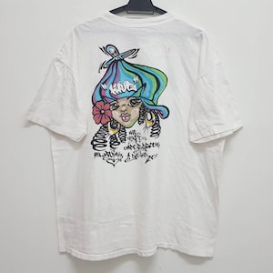 Vintage 90s THUG the hype underground gear graffiti artwork by krush hip hop rap style tee single stitch rare