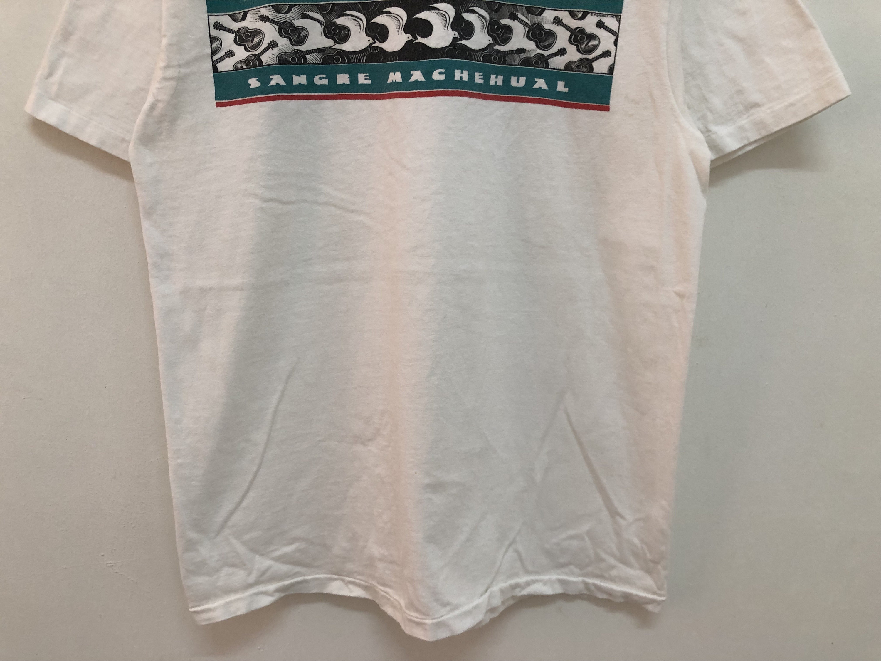 レア Jackson Browne Sangre Machehual シャツ Vintage 90s JACKSON BROWNE and Sangre Machehual Folk Soft