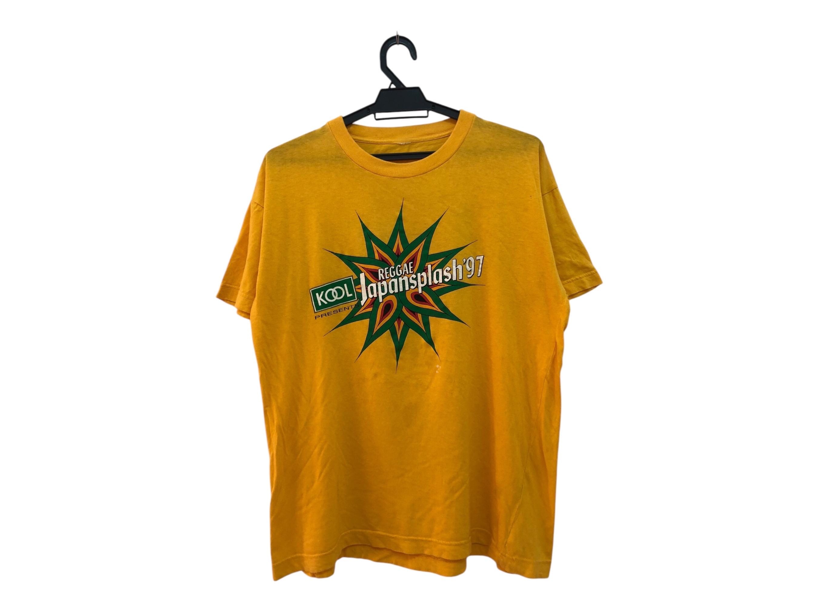 Vintage Reggae Japan Splash 93 T-shirt Jamaican Singer Bob