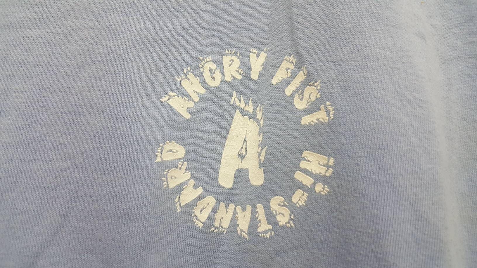 VINTAGE - 【90&#39;s】 hi-standard ANGRY FIST TOUR Tee Vintage 90s Hi Standard 
