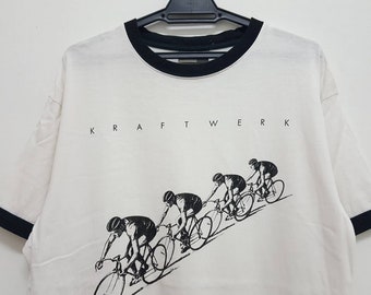 Vintage KRAFTWERK Tour De France Soundtrack Ringer Band Tee