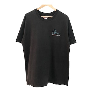 Vintage 90s 1993 CELINE DION the colour of my love album promo tour tee staff embroidered logo single stitch made in usa rare pop tee