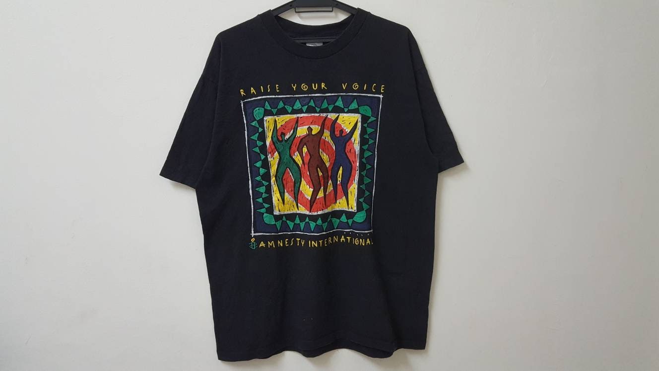 Vintage Amnesty International Shirt - Etsy