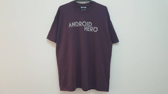Vintage 90s ANDROID HERO T Shirt Made in Usa Rare Tee Etsy Australia