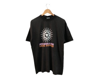 T-shirt promozionale vintage 2000 LOVE PARADE one world one love