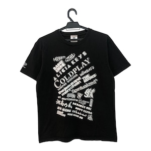 Vintage 2000 SUMMER SONIC annual japan music festival band musician list design promo tee