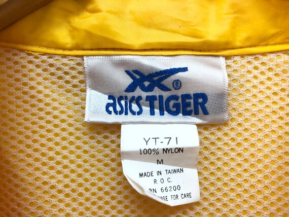 Vintage 80s ASICS TIGER nylon anorak jacket - image 10