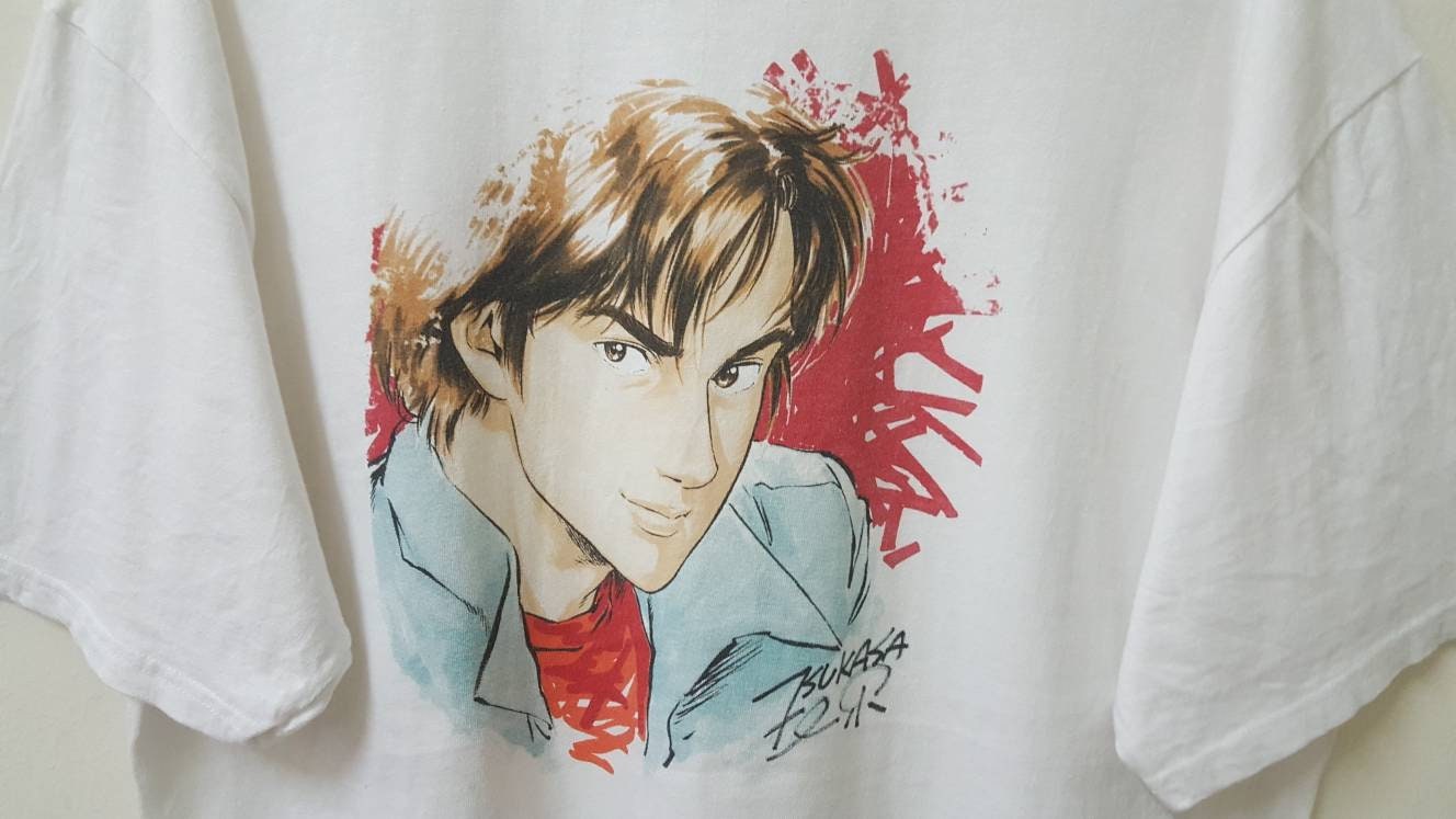 Vintage 90s 1998 ANIME EXPO 98 T Shirt Event Promo Tee Ryo Saeba 