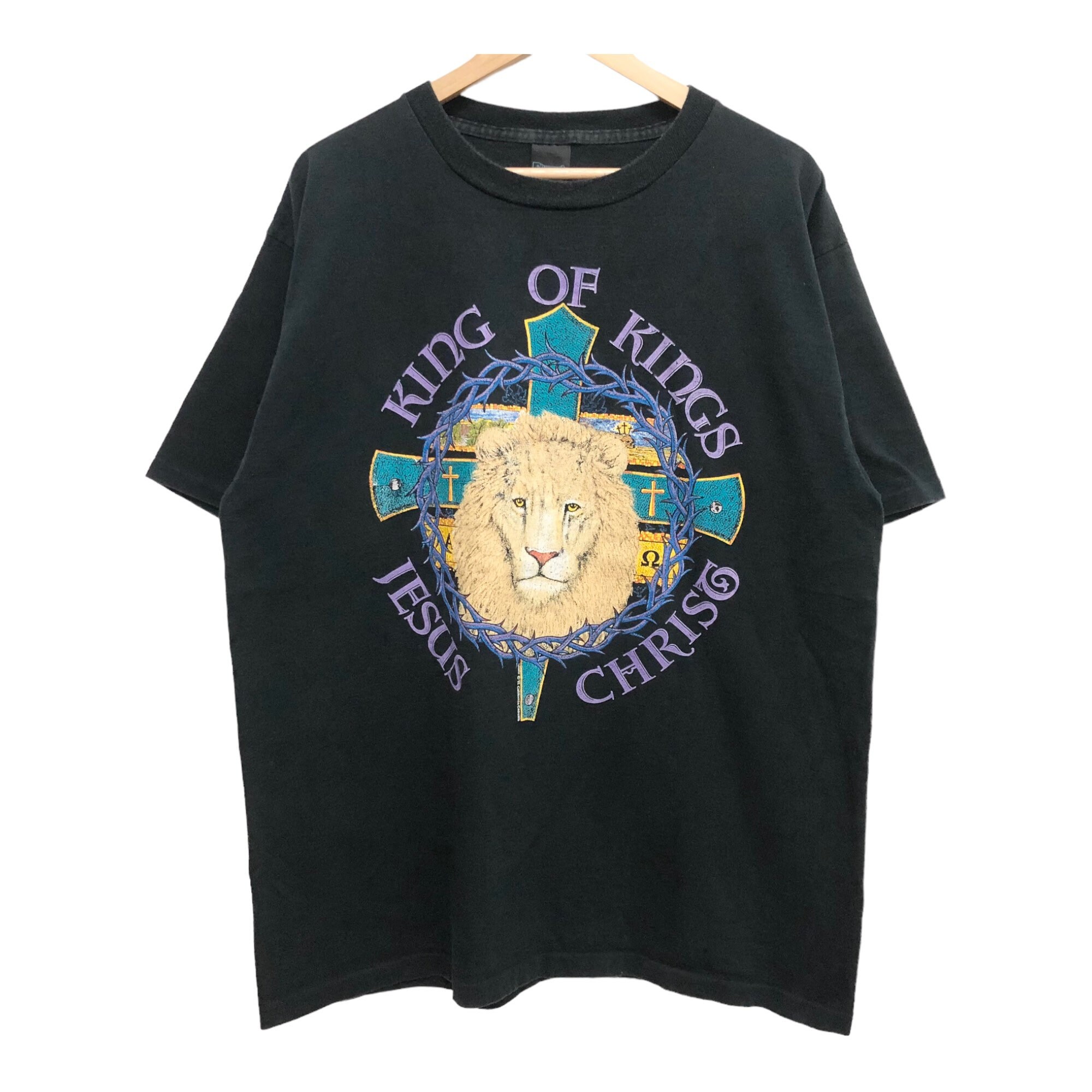 【MADE IN USA】90s Christian Fletchertee Vintage 90s 1992 JESUS Christianity Tee Nice Graphic Single