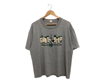 Vintage 90s GIANT STEP RECORDS hilos de jazz raros hechos en EE.UU. raro jazz hip hop funk tee