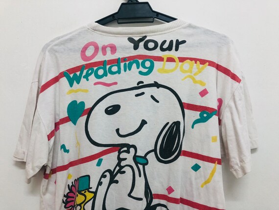 Vintage 80s SNOOPY peanuts characters all over pr… - image 8
