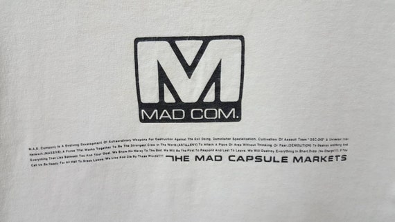 Vintage tHE MAD CAPSULE MARKETS band tee m.a.d. c… - image 6