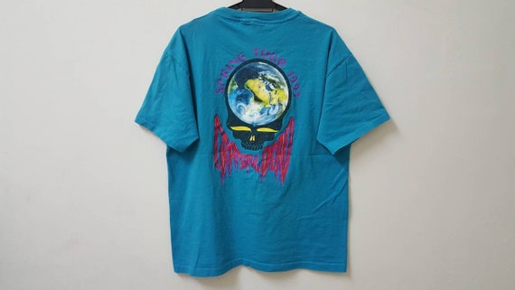 Vintage 90s 1993 GRATEFUL DEAD Spring Tour Rainforest Iconic Skull