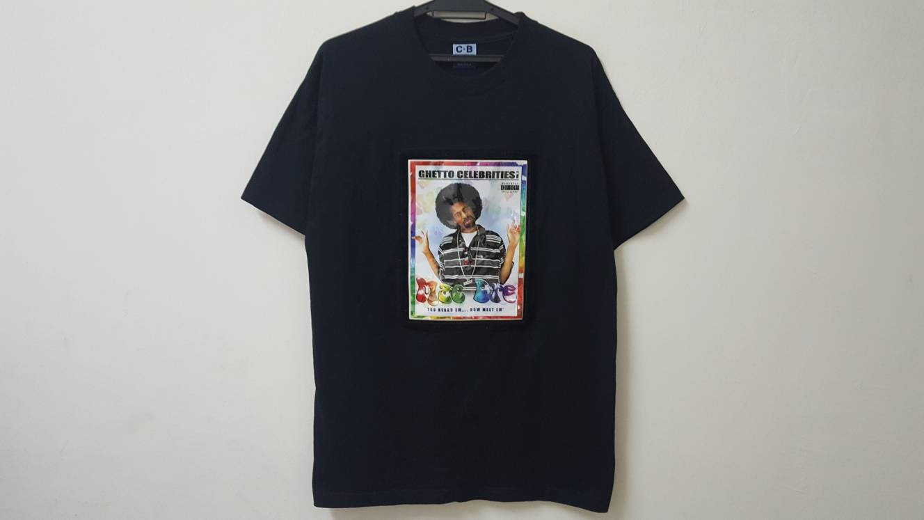 Vintage 00s MAC DRE ghetto celebrities vol. 2 hip hop rap tees nice design