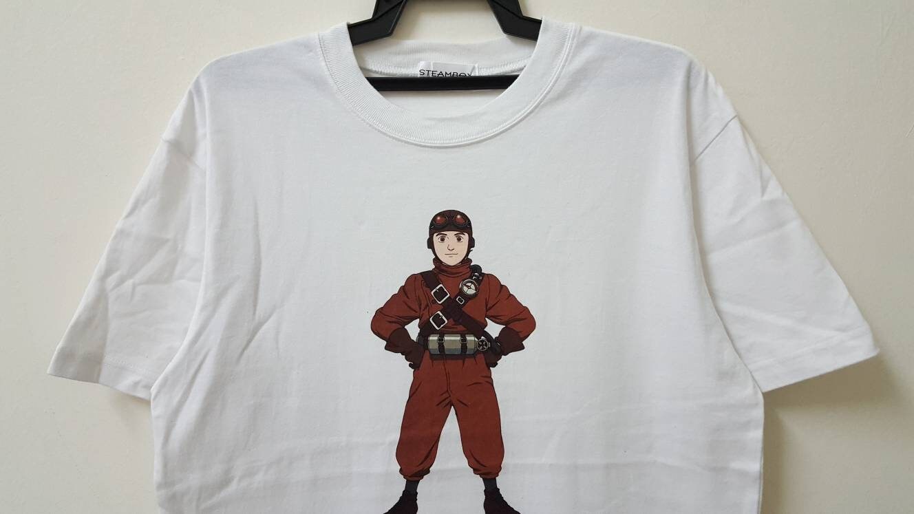 00's スチームボーイ　Tシャツ 大友克洋　アニメ　映画　当時物　ヴィンテージ 00's スチームボーイ Tシャツ 大友克洋 アニメ 映画 当時物