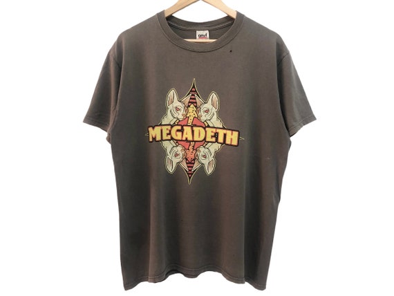 Vintage 90s 1999 MEGADETH Risk Album Promo Tee Beauty Distressed