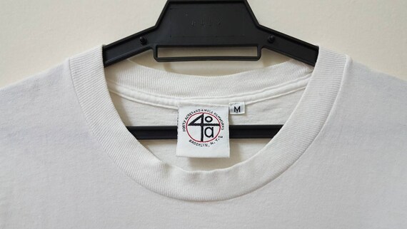 Vintage 90s forty acres and a mule filmworks make black film by any means necessary spike lee single stitch made in usa big logo t shirt View 6