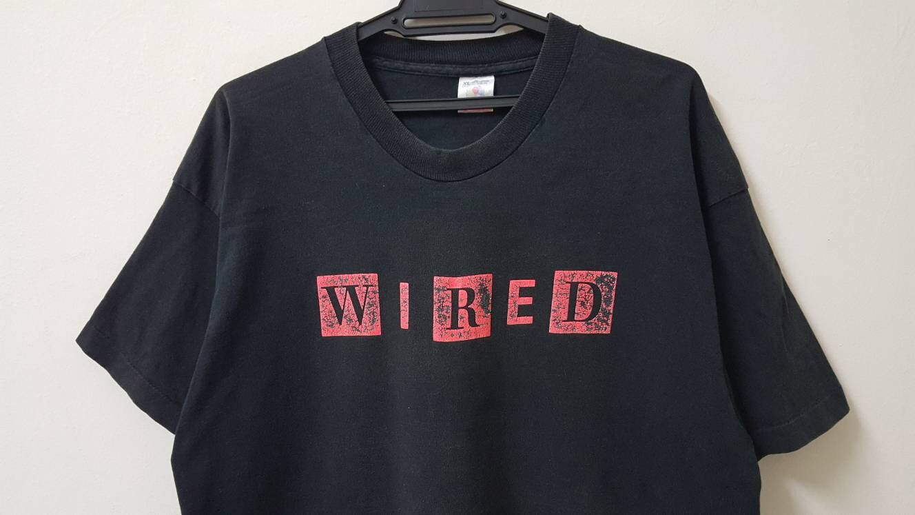 ヴィンテージ 90 年代 WIRED MAGAZINE プロモーション T シャツ